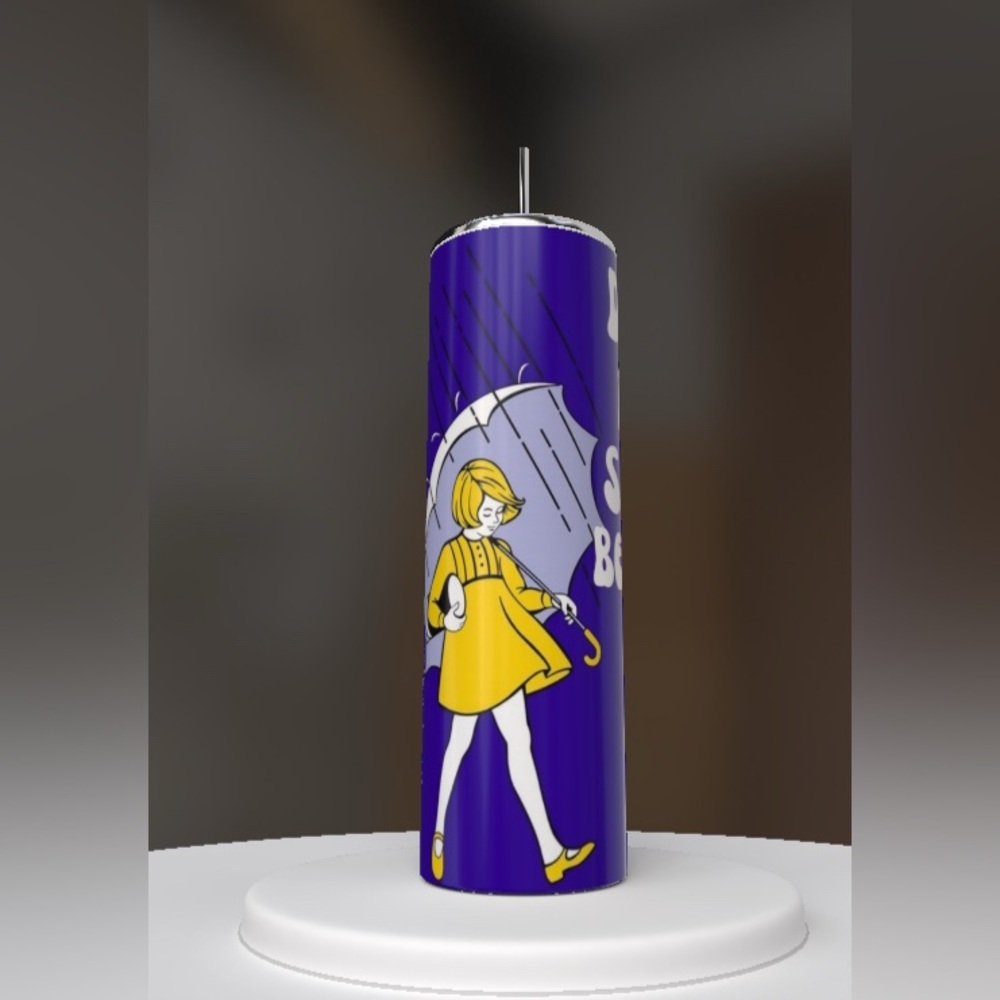 Stylish Blue and Yellow Drinkware Tumbler